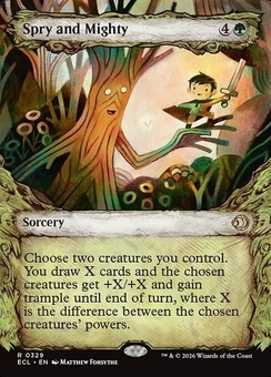 Spry and Mighty (borderless showcase foil)