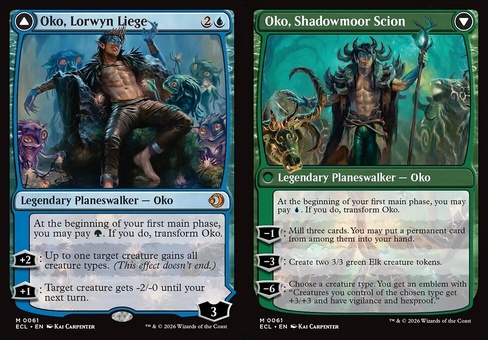Oko, Lorwyn Liege // Oko, Shadowmoor Scion