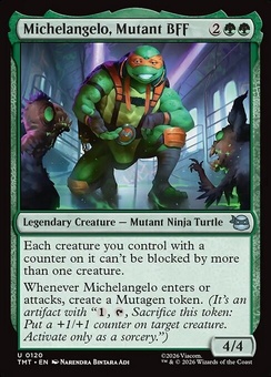 Michelangelo, Mutant BFF (foil)
