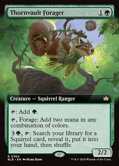 Thornvault Forager (extended art)