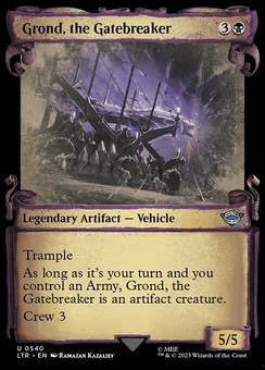 Grond, the Gatebreaker (scroll foil)