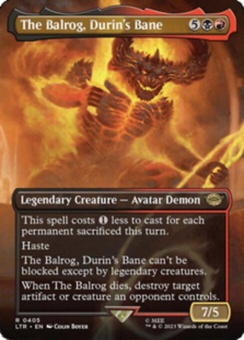 The Balrog, Durin's Bane (borderless foil)