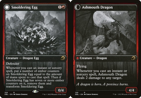 Smoldering Egg // Ashmouth Dragon