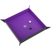 Magnetic Dice Tray Square Black/Purple