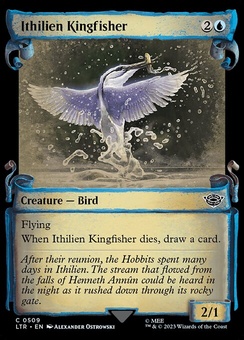 Ithilien Kingfisher (scroll)