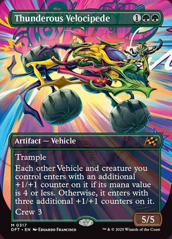 Thunderous Velocipede (borderless foil)