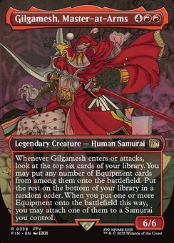 Gilgamesh, Master-at-Arms (borderless)