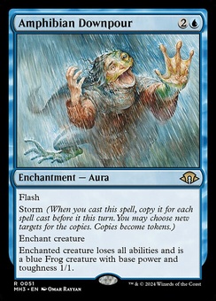 Amphibian Downpour (prerelease foil)