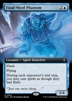 Final-Word Phantom (extended art)