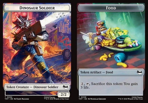 Dinosaur Soldier // Food (token)