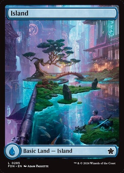 Island #285 (foil)
