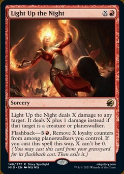 Light Up the Night (promo pack stamp)