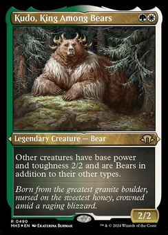Kudo, King Among Bears (etched foil)
