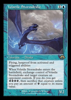 Volatile Stormdrake (retro foil)