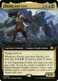 Elenda and Azor (extended art foil)
