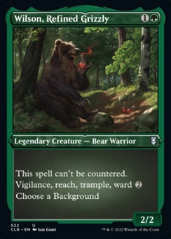 Wilson, Refined Grizzly (etched foil)