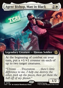 Agent Bishop, Man in Black (extended art)