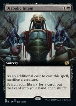 Diabolic Intent (extended art foil)