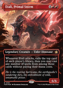 Etali, Primal Storm (borderless magic foil)