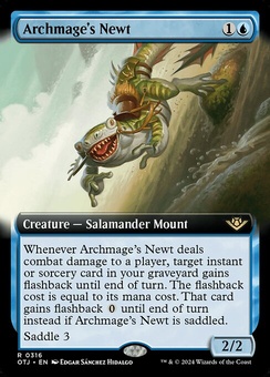Archmage's Newt (extended art foil)