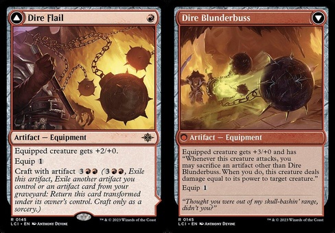 Dire Flail // Dire Blunderbuss