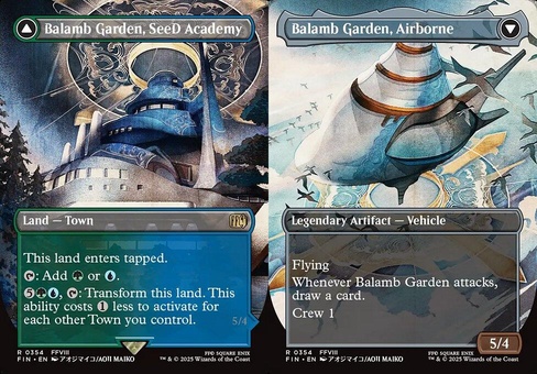 Balamb Garden, SeeD Academy // Balamb Garden, Airborne (borderless)
