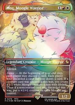 Mog, Moogle Warrior (borderless)