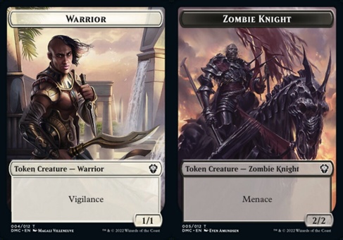 Warrior // Zombie Knight (token)