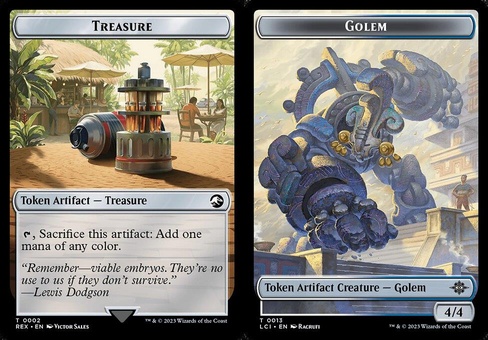 Treasure // Golem (token foil)