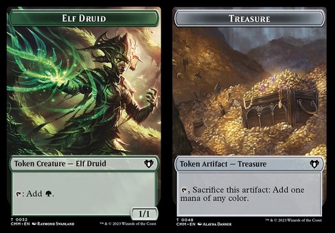 Elf Druid // Treaure (token)