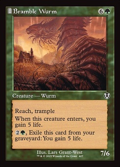 Bramble Wurm (retro foil)