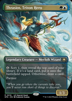 Thrasios, Triton Hero (borderless foil)
