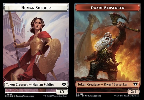 Human Soldier // Dwarf Berserker (token)