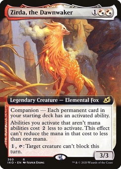 Zirda, the Dawnwaker (extended art)