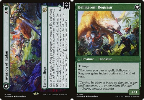 Invasion of Ixalan // Belligerent Regisaur