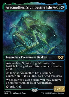 Arixmethes, Slumbering Isle (showcase foil)