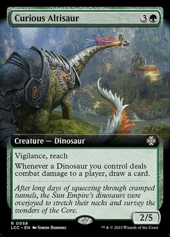 Curious Altisaur (extended art)