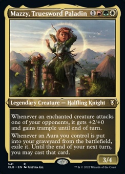 Mazzy, Truesword Paladin (etched foil)