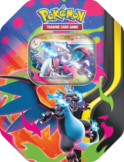 Pokémon - Mega Charizard Tin - Charizard X ex