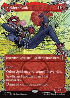 Spider-Punk (borderless showcase)