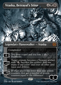 Vraska, Betrayal's Sting (borderless foil)