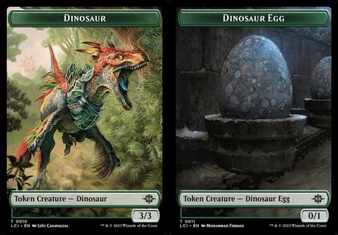 Dinosaur // Dinosaur Egg (token foil)