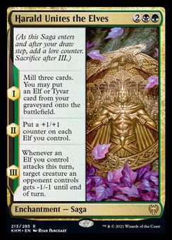 Harald Unites the Elves (promo pack stamp - foil)