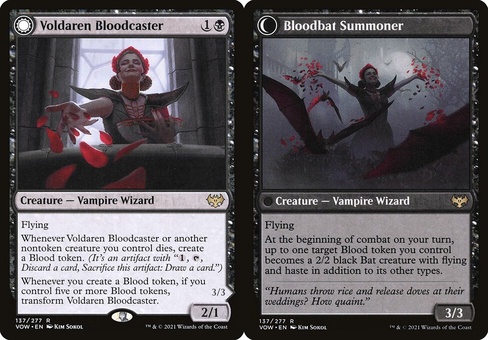 Voldaren Bloodcaster // Bloodbat Summoner