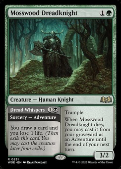 Mosswood Dreadknight (foil)