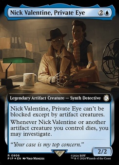 Nick Valentine, Private Eye (extended art)