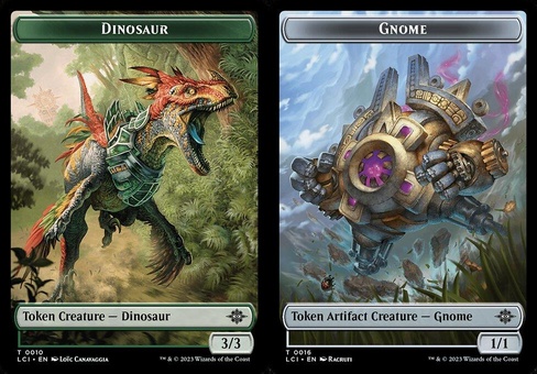 Dinosaur // Gnome (token foil)