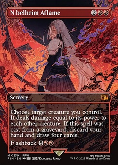Nibelheim Aflame (borderless foil)