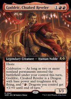Goddric, Cloaked Reveler (extended art foil)