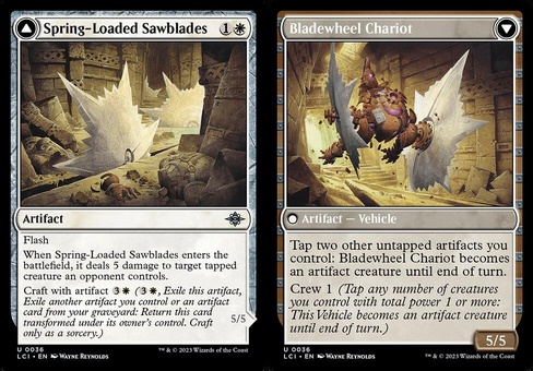 Spring-Loaded Sawblades // Bladewheel Chariot